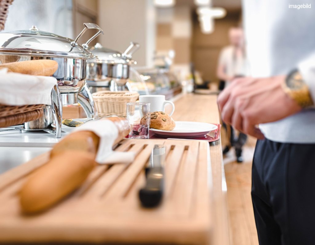 Frühstück im Hotel auf Borkum