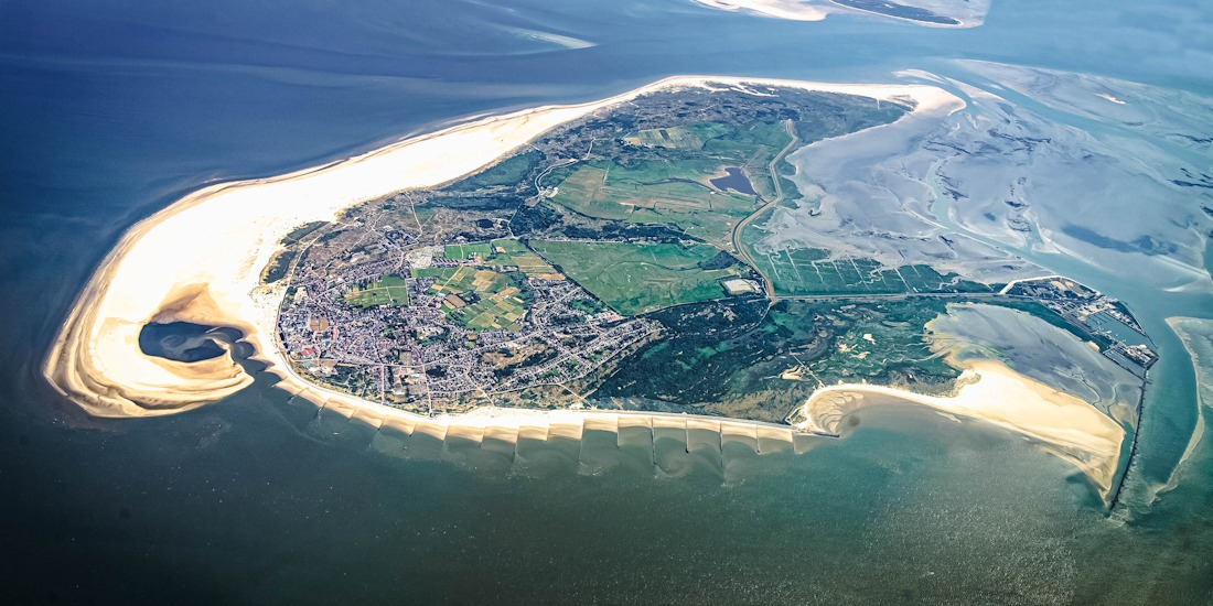 Luftbild von Borkum