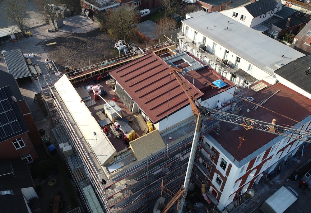 Luftbild Baustelle