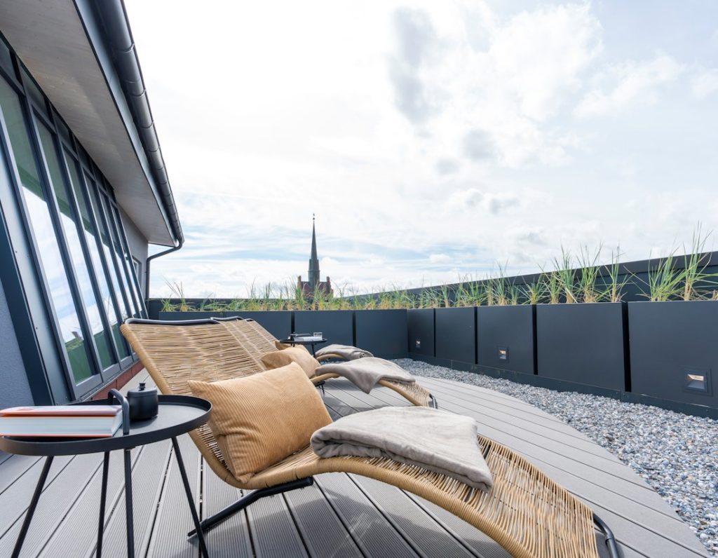 Dachterrasse Liegen
