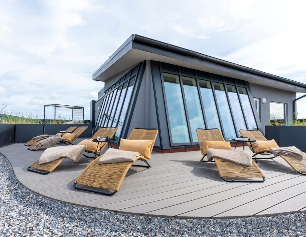 Wellness Dachterrasse Borkum arthotel bakker