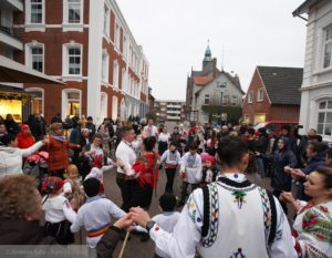 Rumänisches Fest auf Borkum Tanzgruppe