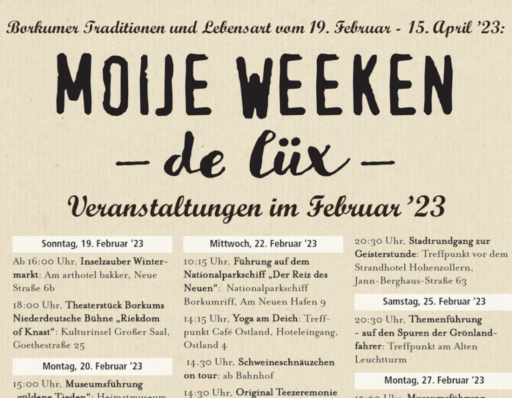 moije weeken borkum