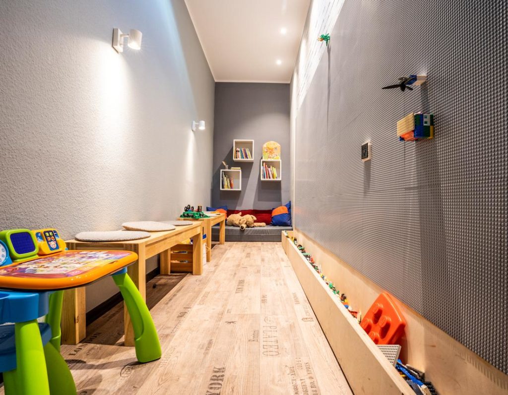 Kinderspielzimmer im arthotel bakker auf Borkum