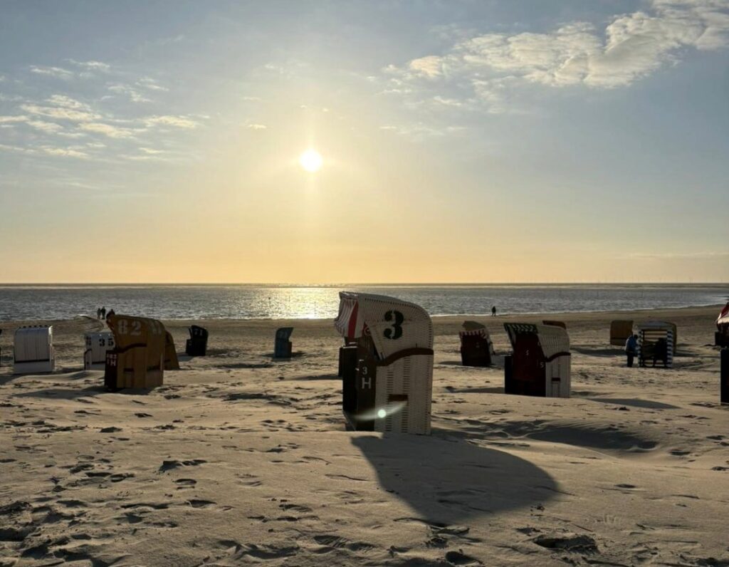 Sonne Strand Borkum