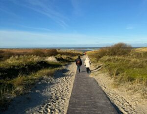 Spaziergang Dünen Strand
